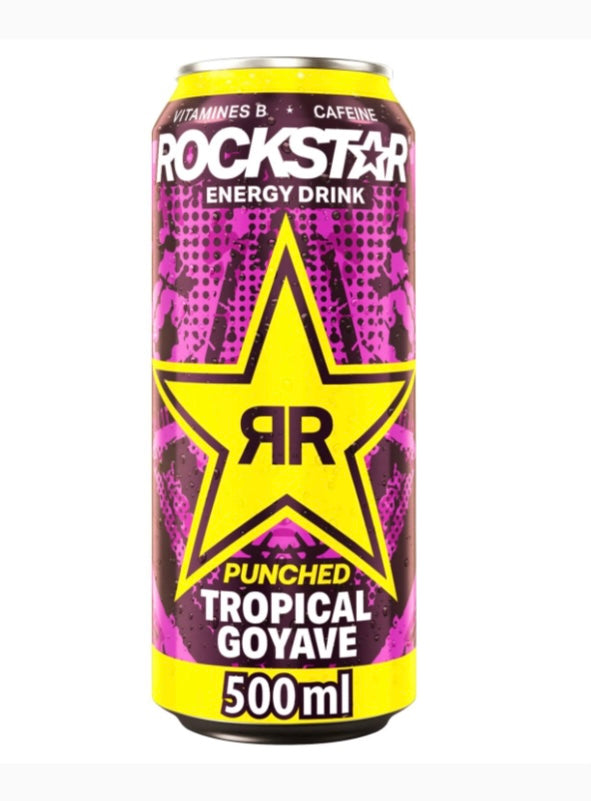 Boisson Énergisante Saveur Tropical Goyave (50cl) Rockstar
