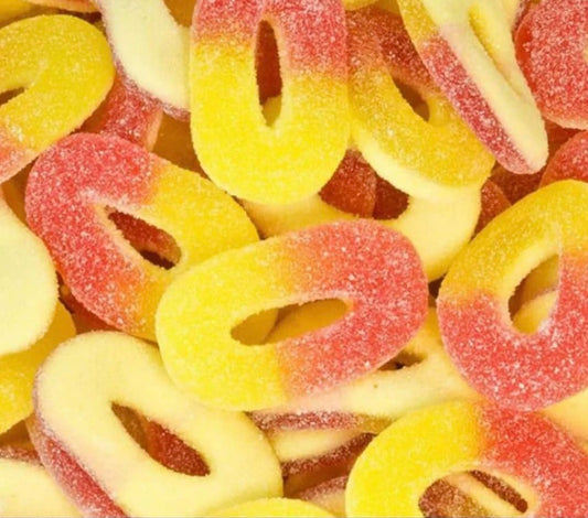 Anneau Sucré pêche -100g