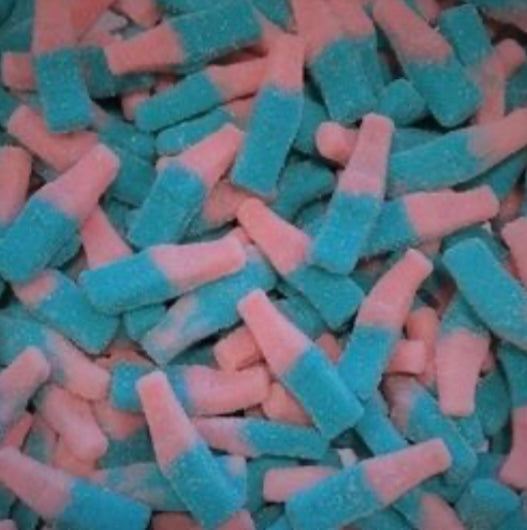 Bouteille Rose et bleue Sucré -100g